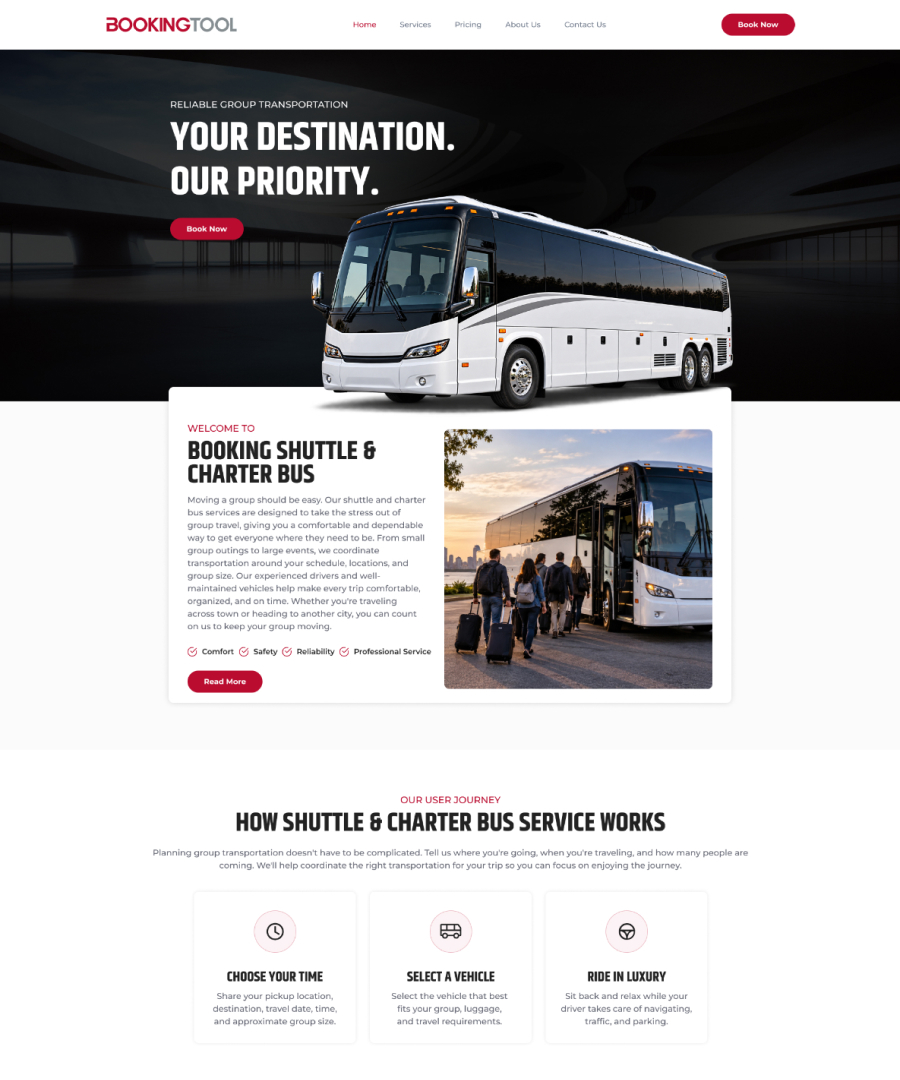 Shuttle & Charter Bus Image
